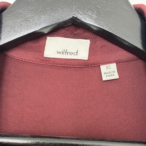 Aritzia wilfred Murol rust top xs preloved - Picture 4 of 9